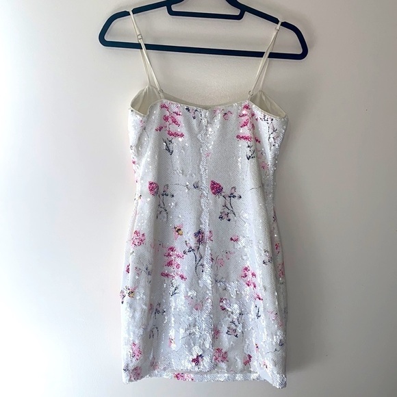 LIKELY Reese Floral Sequin Mini Dress - Picture 9 of 12